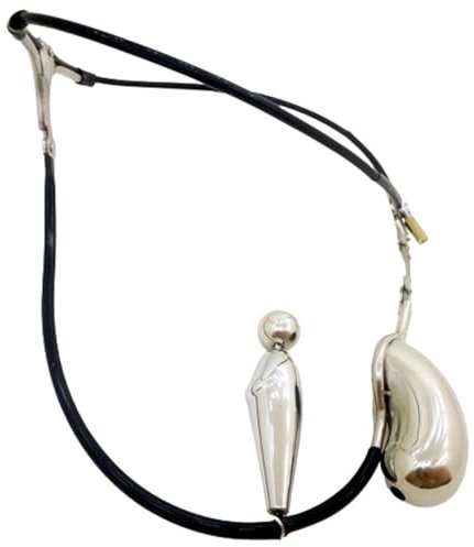 YZPNBW Männliche Edelstahl Silikon Keuschheit Gürtel Käfig Mit Abnehmbarer Analplug Fetisch Bondage Penis Schloss Herren Unterhosen Slave Privatsphäre Spiele Entgleisung Verhindern Chastity Cage