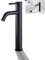 VICTOVA Grifo de Baño de Acero Inoxidable Plata Cepillada | Resistente a la Corrosión y Oxidación | Diseño Elegante y Funcional | GRIFO lavabo ALTO (ALTO NEGRO)