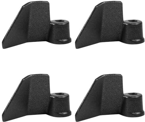 Uhidka 4X Brotbackmaschinenpaddel Knethaken Edelstahl Kneading Blade für Brotbackautomaten Backautomaten Backmeister