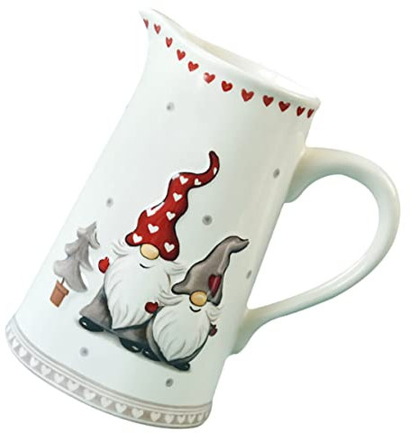 ULDIGI Stile Nordico 1 Pezzo Brocca Per Acqua in Ceramica Natalizia Di Capacità Con Manico Per Bollitore Freddo