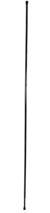 TENDANCE Barre de Douche Extensible de 105 à 250 cm en Acier Inoxydable Noir