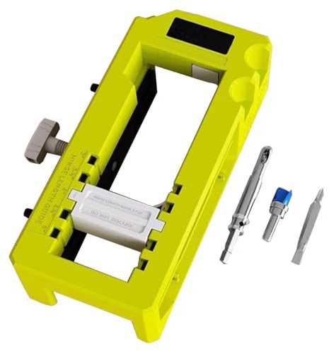 Hinge Jig, Door Hinge Jig, Template Hinge Jig Router Door Latch Installation Kit, Adjustable Scoring Power Tool, Chiseling Hinge Mortiser for Door and Lock Installation