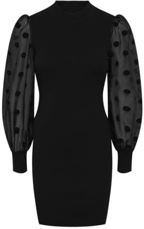 YAS Yasdotme Ls Knit Dress S. Noos