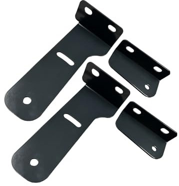 1x Set Wand- und Bodenhalterung zur Angleichung der Geschosshöhe bei Wangentreppen Stahltreppe Anthrazit