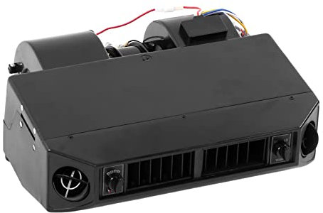 Kit de Enfriamiento del Evaporador de Aire Acondicionado de 12V de 12V, Flujo de Aire de 3 Velocidades, Accesorios de Manguera de Autocaravanas Equipo Pesado