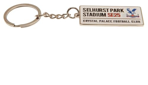 FOCO Officially Licensed Crystal Palace FC Embossed Metal Street Sign Keyring