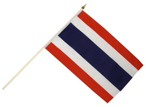 Stockflagge Thailand - 30 x 45 cm