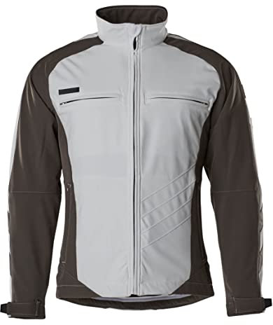 Mascot Unisex Mascot jakke Softshelljacke Dresden , Weiß/Dunkelanthrazit, L-5XL EU