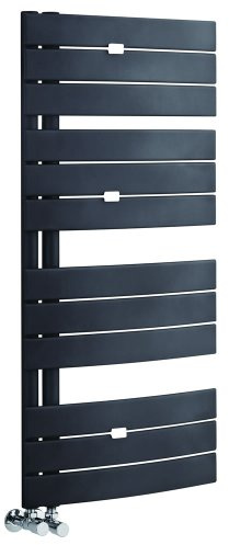 Hudson Reed Elgin - Handtuchheizkörper 1080 x 550 mm in Anthrazit
