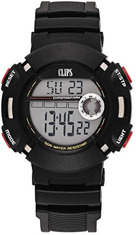Clips Herren-Armbanduhr Kids 557-6010-44 Digital Quarz