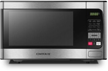 CONTOURE RV Built-In Microwave Oven | Stainless Steel Finish | 900W | 10 Power Levels | Easy-Clean Interior | LED Display | RV-950S