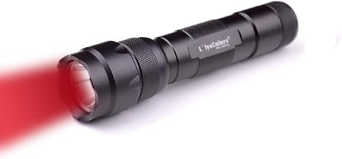 L'LYSCOLORS - ROTLICHT LED Taschenlampe (LYS-502)