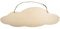 Rayher 62847505 Holz Schild Wolke, FSC100%, 40x20x0,6cm, mit Jutegarn, Natur