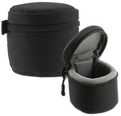 Navitech Black Water Resistant Camera Lens Case Compatible with the Nikon AF-S DX NIKKOR 35mm f/1.8G