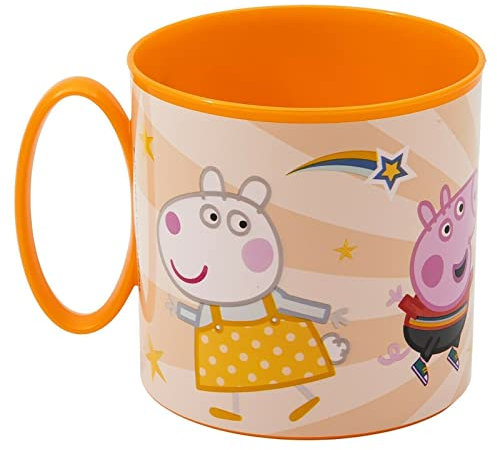 Stor Peppa Pig Kinderbecher, wiederverwendbar, für Mikrowelle, 265 ml