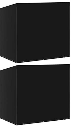 vidaXL Hollywoodschaukel-Abdeckungen 2 STK. 10 Ösen 255x145x170 cm