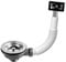 Hinata Kitchen Sink Waste Kit with Overflow Pipes Wash Basin Overflow Head Sink Overflow Head Overflow Pipe for Sink- Rectange Interface (Rectangular), Black (H-YSQTZ)