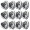 Zerthaus 15 Pieces Metal Tin Box Heart Shaped Lids Boxes of Sweets Heart Empty Biscuits Jar for Birthday Valentine's Day