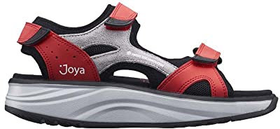 JOYA Komodo Red, Damen Outdoor-Sandale aus Leder und Mesh, rot, 40