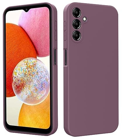YXKJ - Cover Compatibile con Samsung Galaxy A54 5G, Custodia Silicone Liquido con Morbida Microfibra, [Tocco Setoso] [Antiurto] [Antigraffio] - Gallon Viola