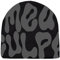 BAIFUMEN Frauen Beanie Hut Winter Strickmütze Brief Grafik Gestrickt Hut Frauen Winter Weich Warm Mütze (Acryl, Schwarz und Grau)