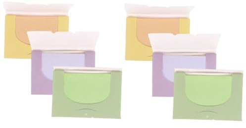 FRCOLOR 2sätze Unisex Gesichtsölabsorbierendes Papier Düfte Grüntee Kamille Tragbare Reinigungstücher Für Effektive Ölkontrolle Für Unterwegs Und Tägliche Anwendung
