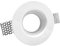 AERREGI PORTAFARETTI IN GESSO SET DA 20 PEZZI | PORTAFARETTI TONDI Ø 10 cm ADATTO PER LAMPADE GU10 E MR 16 | COMPLETO DI FERMA FARETTO E PORTALAMPADE | PORTAFARETTI TONDI AD INCASSO PER SOFFITTI