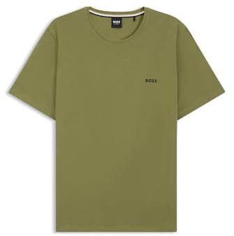 BOSS Mens Regular Fit Mix and Match T-Shirt Short Sleeve Med Green 311 M