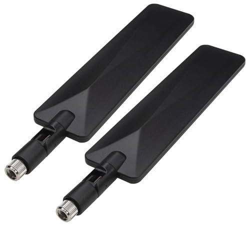 YILIANDUO WiFi Antenna 2.4GHz 5.8GHz Dual Band Aerial 8dBi MIMO RP-SMA Male Antenna for SUS TP-Link Fenvi Rosewill Gigabyte Wireless Router Mini PCI Express PCIE Network Card Pack of 2