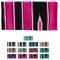 NETPROSHOP Navajo Westerndecke Baumwolle Sattelunterlage Satteldecke, Farbe:Pink/Schwarz