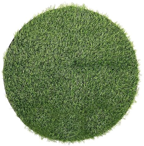 Cabilock Artificial Grass Mat Green Table Mat Good Workmanship and Artistic Sense for Side Table and Bedroom Decor
