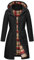Tuopuda Rain Coats for Women Raincoat Womens Waterproof for Spring Fall Winter Functional Jacket with Hood for Walking Camping Hiking Cycling Running Golf, Black, XXL