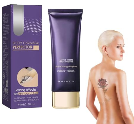 Eazerom 24 Tattoo Concealer Für Körper,Tattoo Abdeckung Creme, | Tattoo Abdecken Wasserfest,Wasserdicht Tattoo Cover Hohe Abdeckung Concealer,Lang Anhaltend Body Concealer Primer Makeup