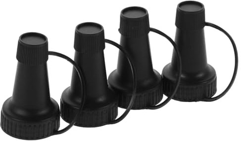 ibasenice 8pièces Verseurs Plastique pour Bouteilles Accessoires De Distribution pour Huile Olive Et Cocktails Spouts Universels Transparent pour Bouteilles