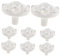 Operitacx 8 Pièces Boutons de Vintage Rose pour Portes Poignées de Fleuries pour Armoire Placard Design Élégant Durable
