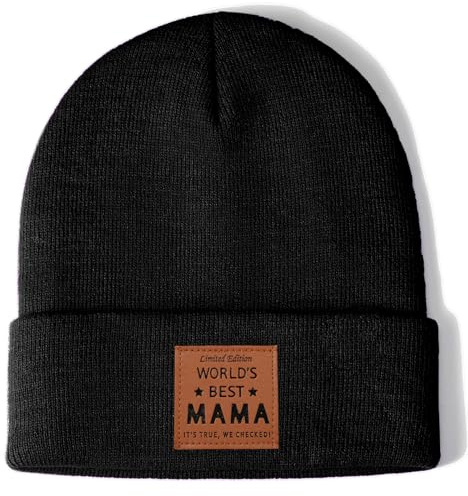 Aretas Mütze Beanie Hut Geschenke für Mama Oma Damen Frauen Strickmütze Geburtstag Geburtstagsgeschenk für Bester Mama Oma Mutter Geschenk