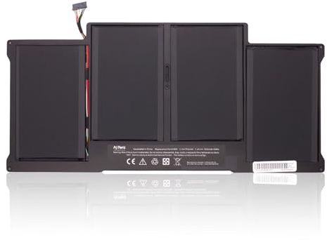 A1496 Laptop Battery for Mac book Air 13-inch A1466 (2012–2017) | 7.4 V 7200 mAh 53 Wh Li-Poly 4-Cell Replacement by AJ Parts UK