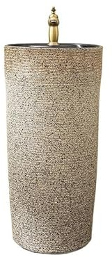 Lavandino Per Lavanderia Lavabo a colonna in ceramica for bagno di casa Lavabi Da Esterno Freestanding