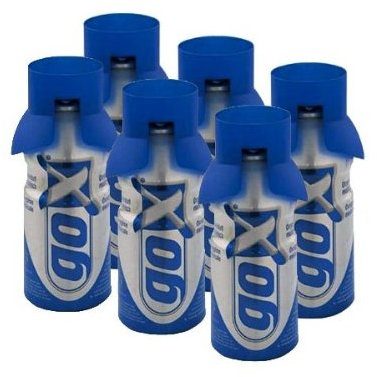 Gox - Packung mit 6 Flaschen Sauerstoff pur 4L