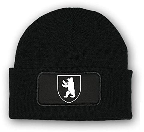 Copytec * Mütze/Beenie -Mütze Berlin_ Wappen Berlin Hauptstadt Deutschland #7035
