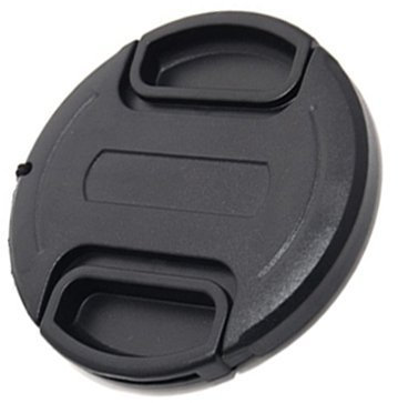 Maxsimafoto® - 58mm snap on - clip on Lens Cap with string for Olympus Micro Four Thirds M.ZUIKO DIGITAL ED 14-150mm f4.0-5.6, 75-300mm f4.8-6.7, 75mm f1.8.