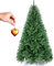 Bakaji Albero Di Natale Pino Cuore d'oro Ecologico e Ignifugo Con Base a Croce In Ferro Pieghevole Super Folto Rami Innesto Ad Uncino Colore Verde (150 cm)
