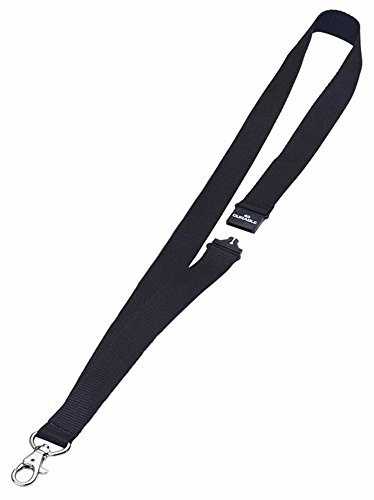 Durable Textilband mit Sicherheitsverschluss, 1 Stück, schwarz, 868201