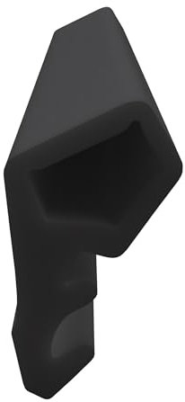 DIWARO. | Lippendichtung LP103 | schwarz | 5 Meter | TPE | Dichtung für Kunststofffenster, Aluminiumfenster, Holzfenster, sowie Kunststofftüren, Aluminiumtüren, Holztüren