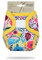 Petit Lulu Neugeborenen Überhose (2-6 kg) für Stoffwindeln Klett (Blumen)