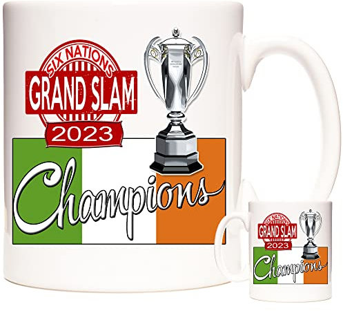Six Nations Rugby Mug. Ireland Rugby 11oz Ceramic Coffee/Tea Mug. Irish Rugby Celebration Mug