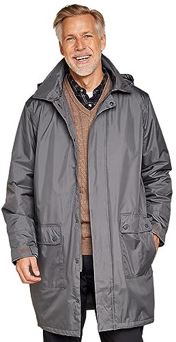 Pegasus Men's Waterproof Parka Fleece Lined Charcoal 56-58