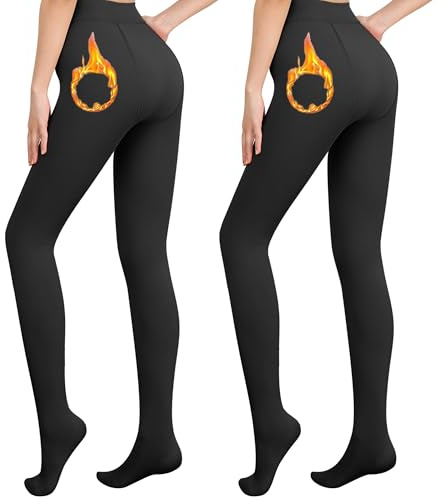 Libella Termostrumpbyxor för kvinnor med innerfoder, vinter, varma ogenomskinliga termostrumpbyxor, gosa, sömlösa treggings, hög midja, sport, tight, flerfärgade, 4152