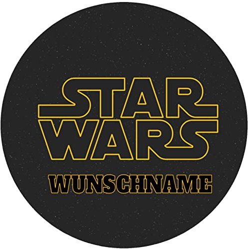 Fondant Tortenaufleger Tortenbild Geburtstag kompatibel mit Star Wars personalisiert K1