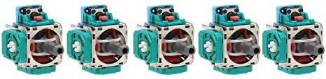 Elprico Joystick 3D de 5 Uds para PS5, Controlador de Juego Profesional, Módulo de Palanca Analógica de Joystick 3D de Repuesto para Controlador de Juego PS5